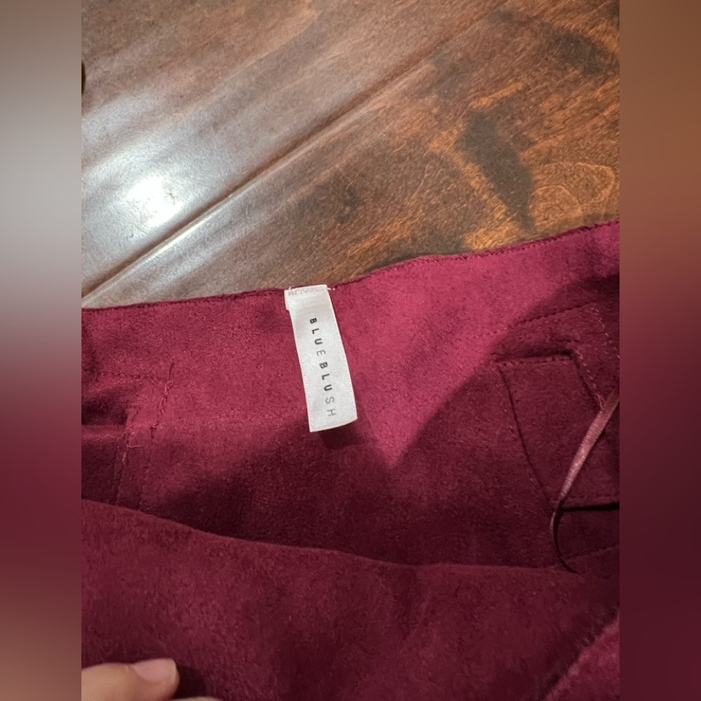 Blue Blush Faux Suede skirt set - Picture 7 of 10